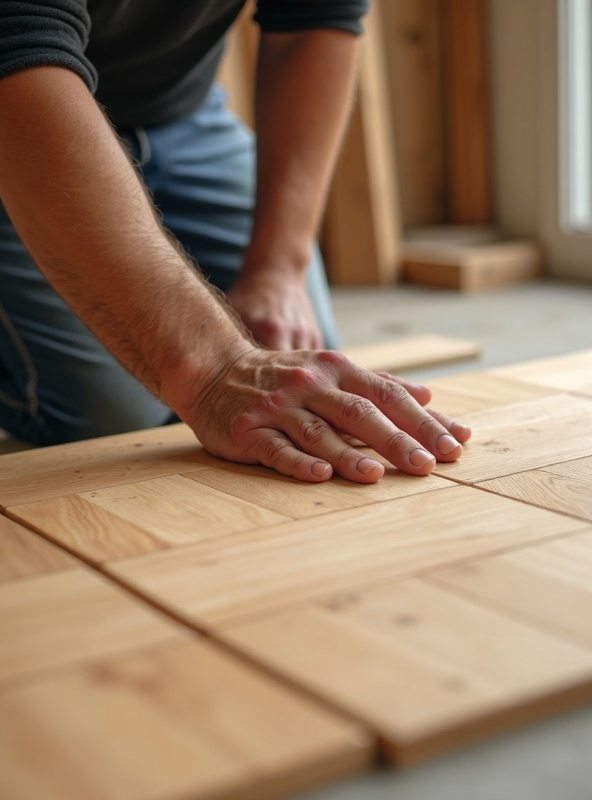 Parkettverlegung
